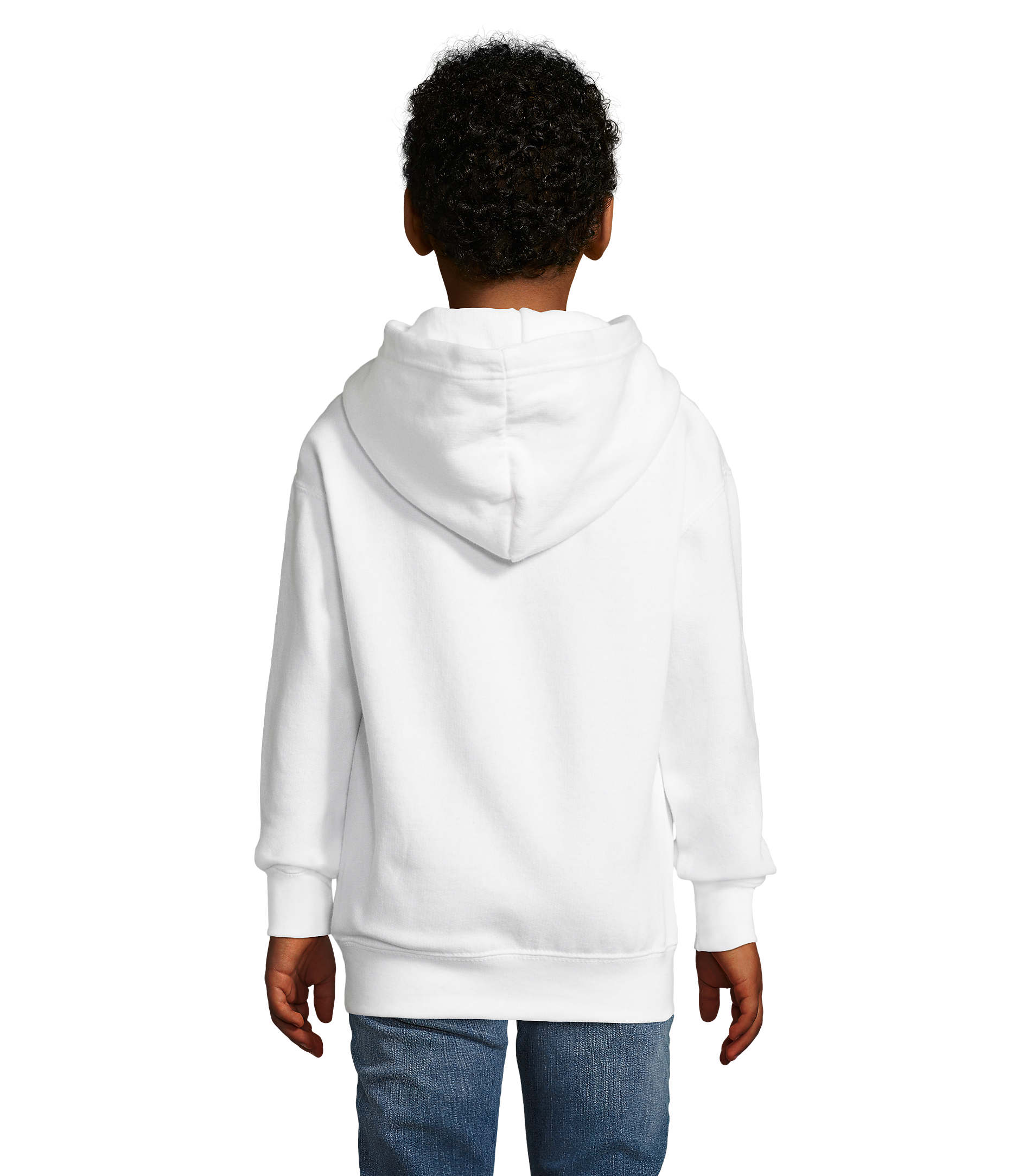 Sudadera blanca niño personalizable